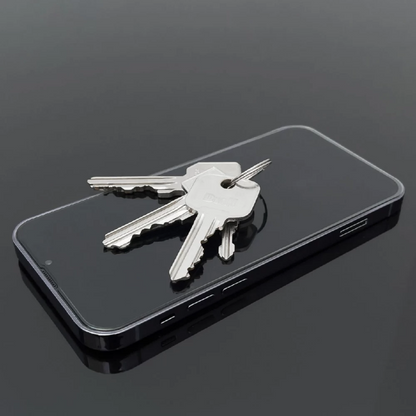Privacy-skärmskydd WZK AntiSpy för Apple iPhone 15 Pro, Härdat glas, Fullt lim