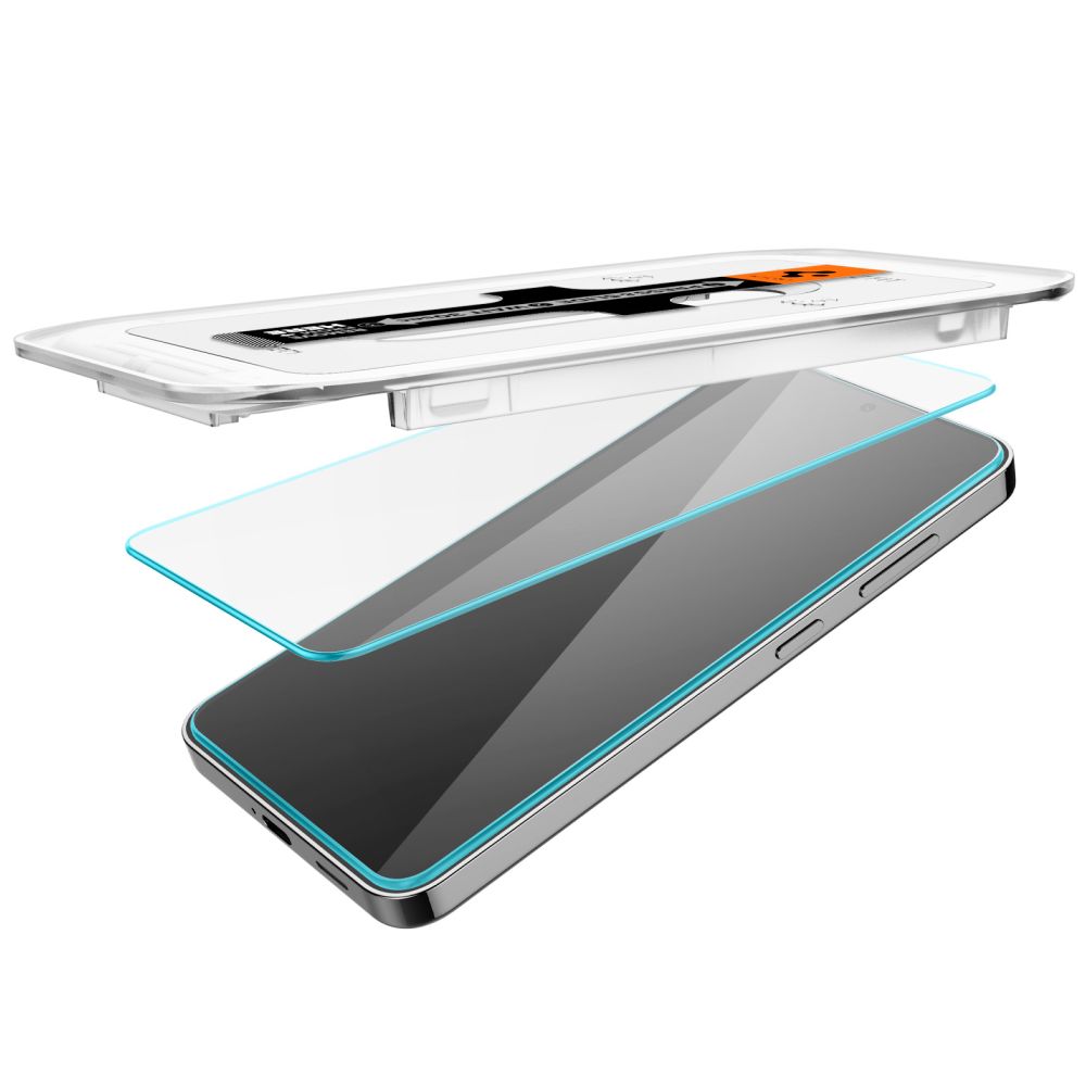 Spigen GlastR EZ FIT Screen Protector for Samsung Galaxy S25+ S936 / S24+ S926, Tempered Glass, Full Glue, Set of 2 pieces AGL07432