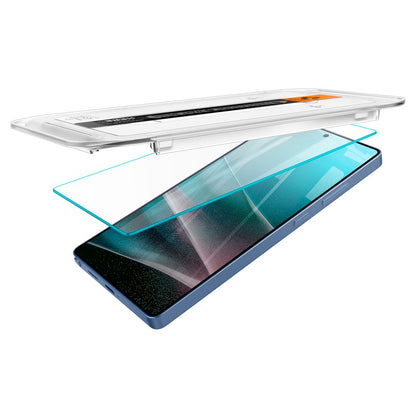 Skärmskydd Spigen GlastR EZ FIT HD för Samsung Galaxy S25 Ultra S938, Härdat Glas, Full Lim, Set om 2 stycken AGL09082