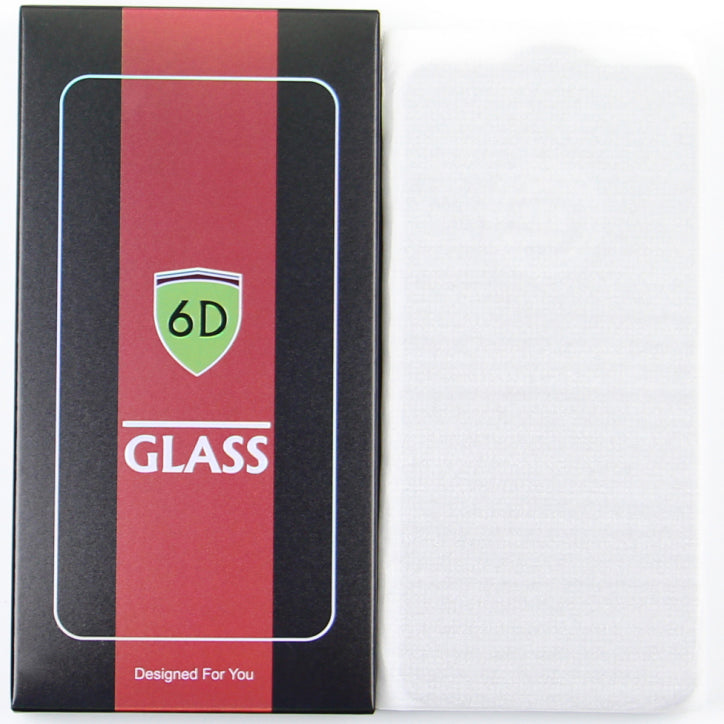 OEM skärmskydd för Apple iPhone 17e / 16e / 14 / 13 Pro, härdat glas, full limning, set om 10 stycken, 6D, svart