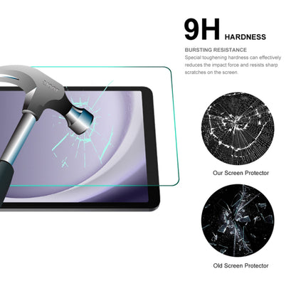 Skärmskydd Lito Classic för Samsung Galaxy Tab A11 / Tab A9, Härdat glas, Full lim, 2.5D
