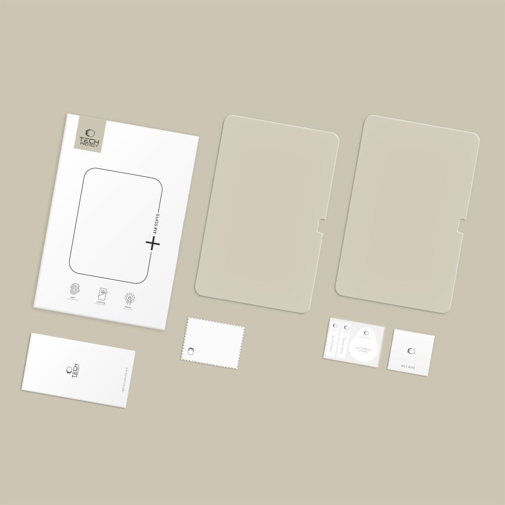 Skärmskydd Tech-Protect FIT+ för Samsung Galaxy Tab S11 Ultra / Tab S10 Ultra, Härdat Glas, Full Lim, 2-pack, 2.5D
