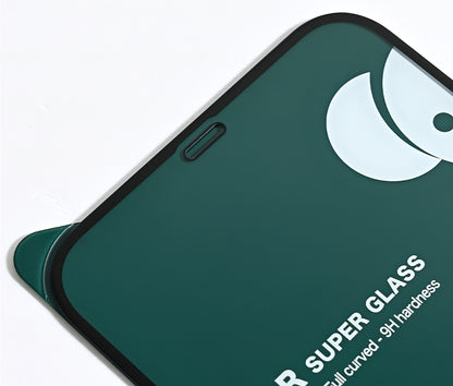 Skärmskydd Bear Super Hard för Apple iPhone 17, Härdat Glas, Fullt Lim, 3D, Svart