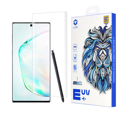 Lito skärmskydd för Samsung Galaxy Note 10+ 5G N976 / Note 10+ N975, härdat glas, UV-lim, 3D