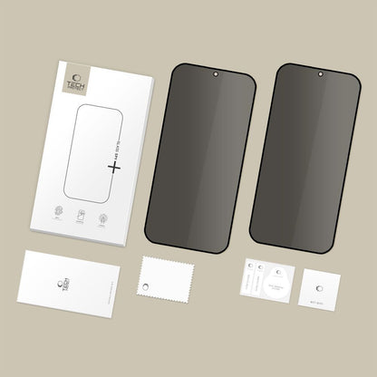 Privacy Tech-Protect Spy+ Screen Protector for Samsung Galaxy S26 Plus S947, Tempered Glass, Full Glue, Set of 2 Pieces