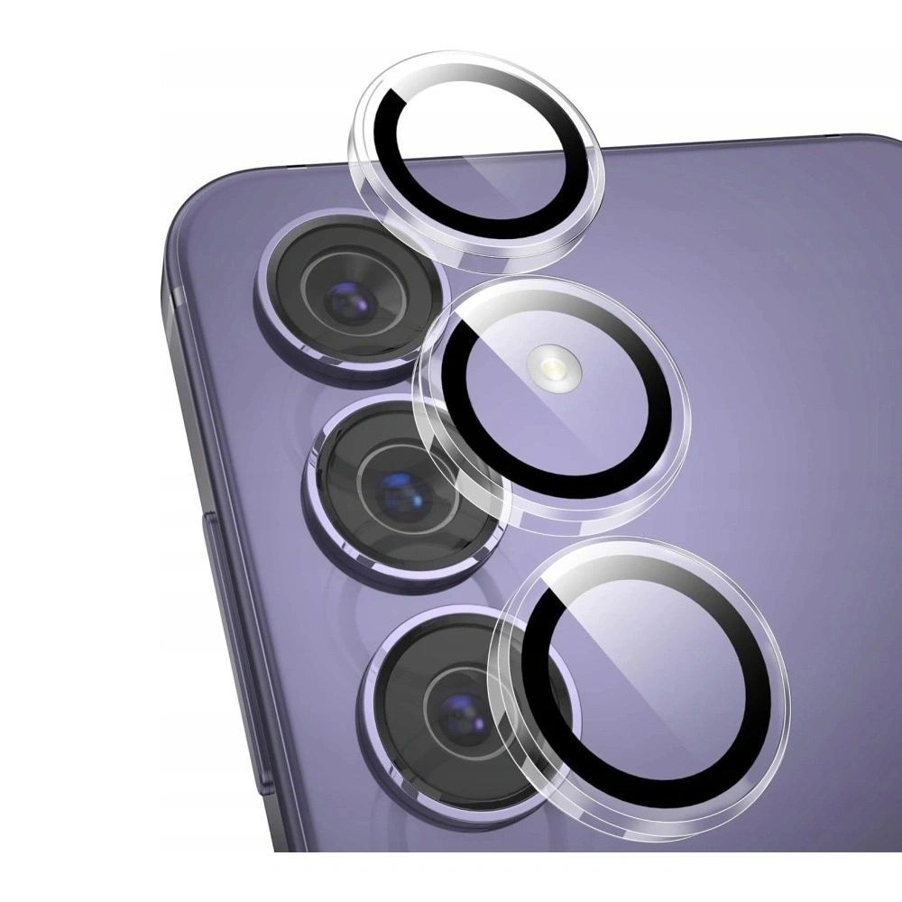 Skärmskydd och baksideskamera Tech-Protect Quick Set+ för Samsung Galaxy A57 5G, Härdat glas, Full lim, Set om 3 stycken