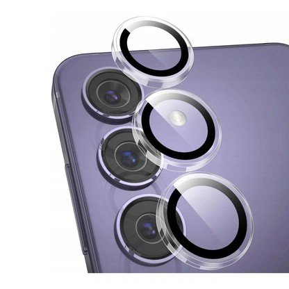 Skärmskydd och baksideskamera Tech-Protect Quick Set+ för Samsung Galaxy A57 5G, Härdat glas, Full lim, Set om 3 stycken