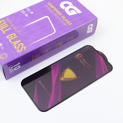 OG Premium skärmskydd för Samsung Galaxy A57 5G, härdat glas, full limning, set om 10 stycken