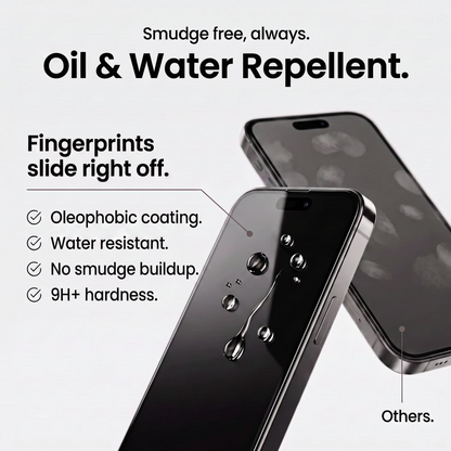 Tech-Protect OneTouch skärmskydd för Apple iPhone 18 Pro / 17 Pro, härdat glas, full limning, set med 2 stycken, transparent