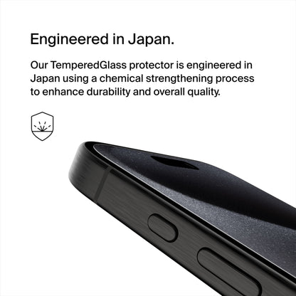 Skärmskydd Belkin ScreenForce TemperedGlass för Apple iPhone 15 Pro, Härdat Glas, Full Glue OVA137zz