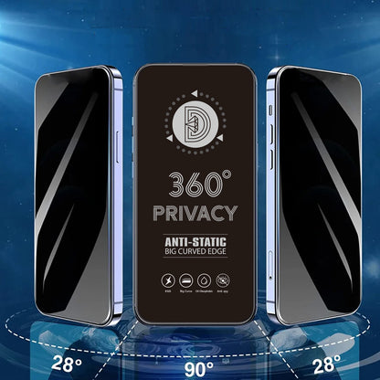 OEM 360 Privacy Skärmskydd för Samsung Galaxy A37 5G, Härdat Glas, Fullt Lim