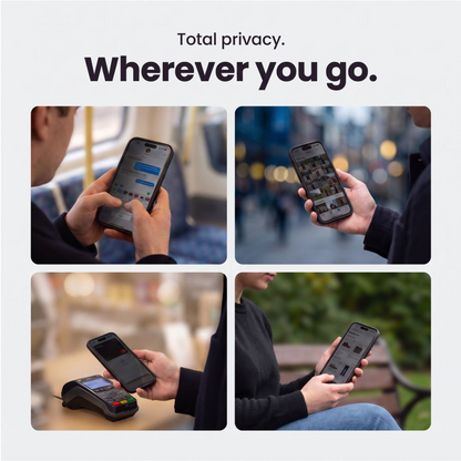 Privacy Tech-Protect OneTouch skärmskydd för Apple iPhone 18 Pro Max, härdat glas, full limning, set med 2 stycken