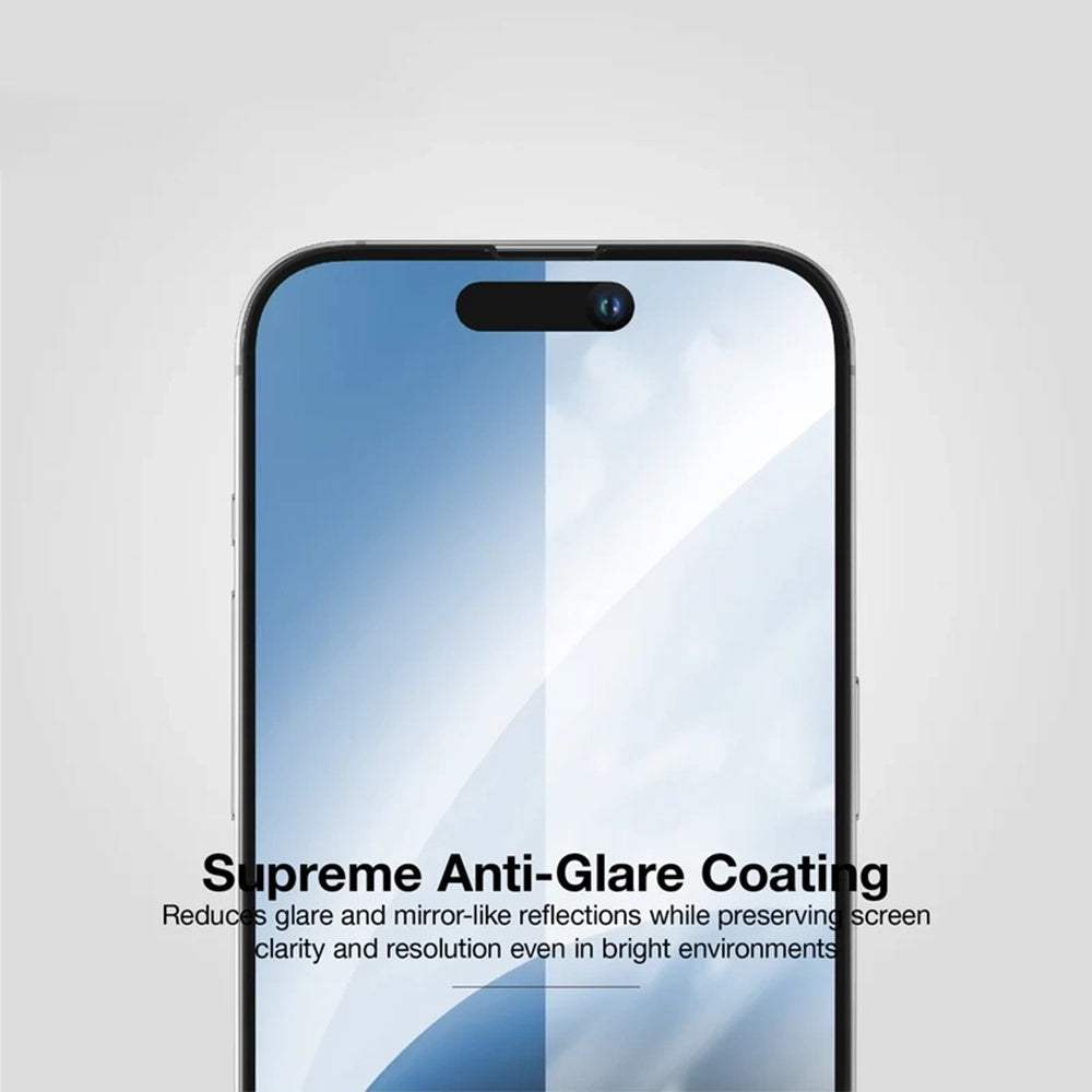 Skärmskydd Anank 10X Reinforced CG för Apple iPhone 17, Härdat Glas, Full Glue, 2.5D, Svart