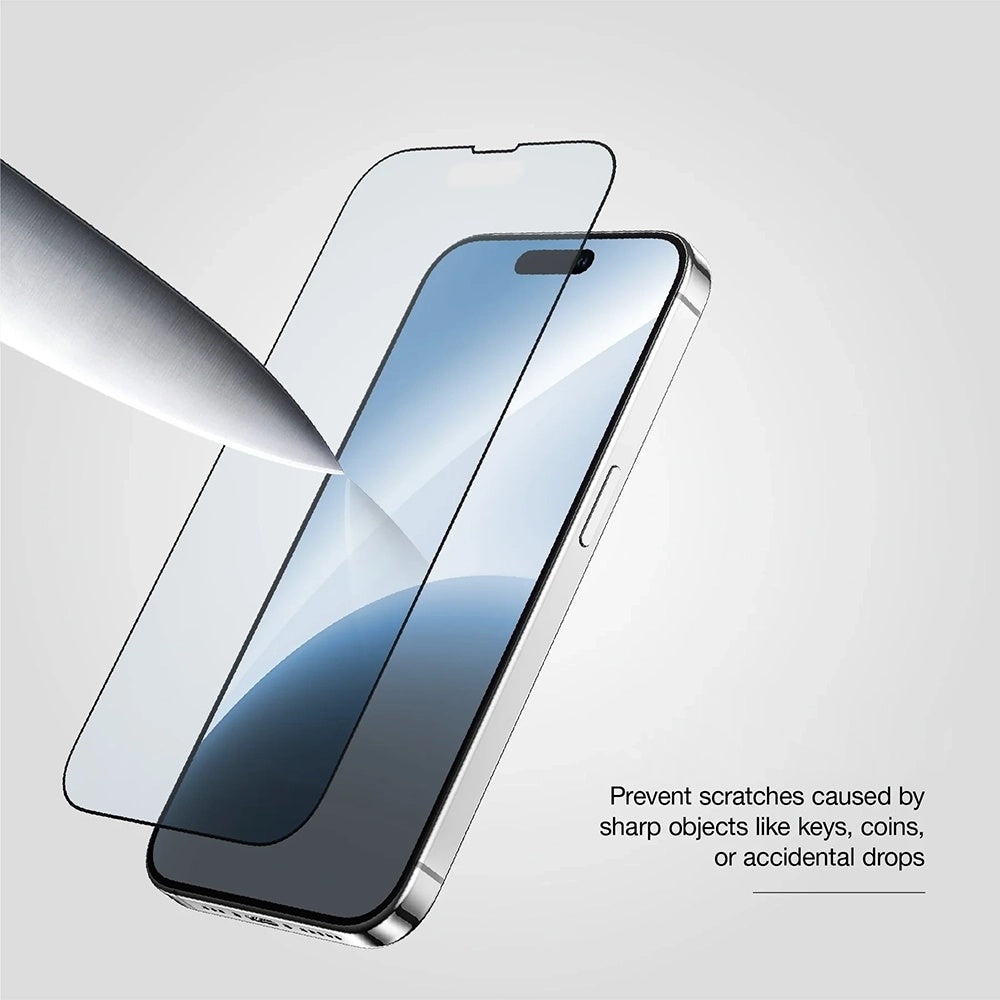 Skärmskydd Anank 10X Reinforced CG för Apple iPhone 17, Härdat Glas, Full Glue, 2.5D, Svart