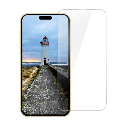 Anank 1X Förstärkt Skärmskydd för Apple iPhone 16 Pro Max, Härdat Glas, Fullt Lim, 3D, Set med 10 stycken