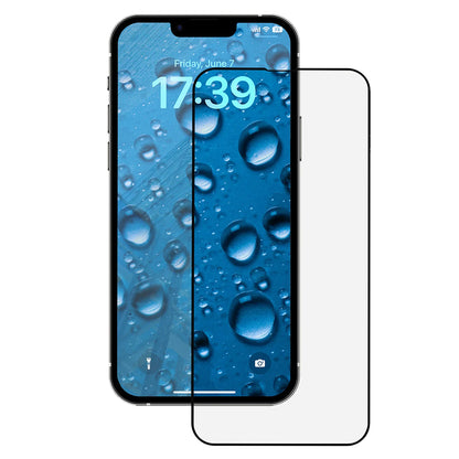 Anank 3X Förstärkt Skärmskydd för Apple iPhone 17e / 16e / 14 / 13 Pro, Härdat Glas, Fullt Lim, 2.5D, Svart