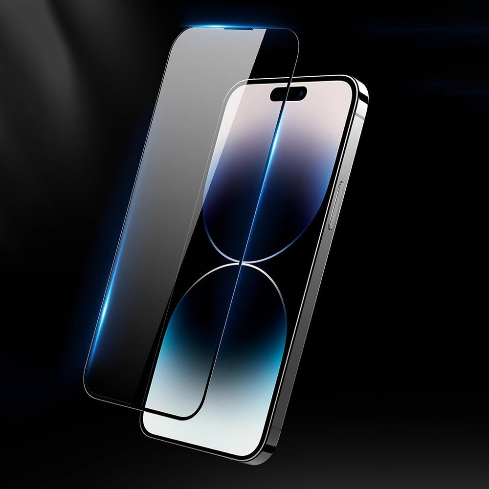 Skärmskydd Anank 5X Förstärkt Anti Crack för Apple iPhone 17 Pro Max, Härdat Glas, Full Glue, 3D, Svart