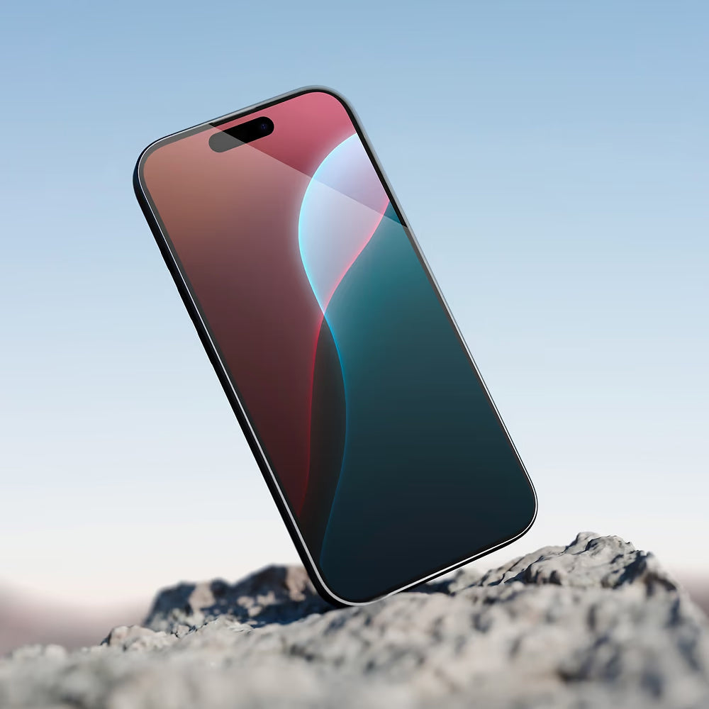 Skyddsfilm Anank 5X Reinforced Invisible för Apple iPhone 17 Pro Max, Härdat Glas, Full Glue, 3D, Svart