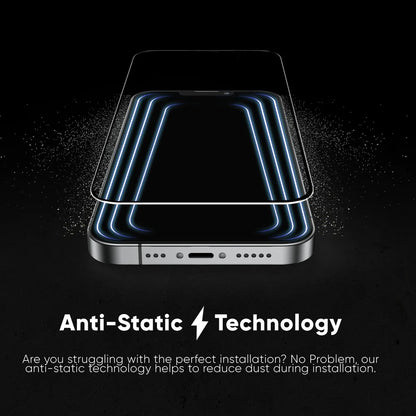 Skyddsfilm Anank 5X Reinforced Invisible för Apple iPhone 17 Pro Max, Härdat Glas, Full Glue, 3D, Svart