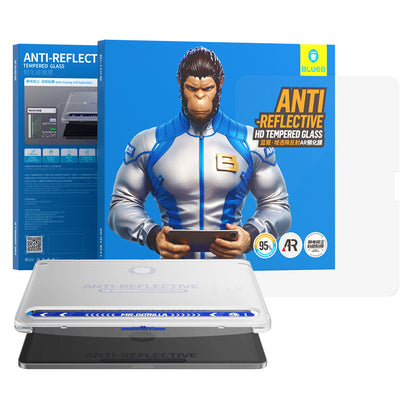Blueo Anti-Reflective HD Applicator Pro skärmskydd för Apple iPad Pro 12.9 (2022), härdat glas, full limning