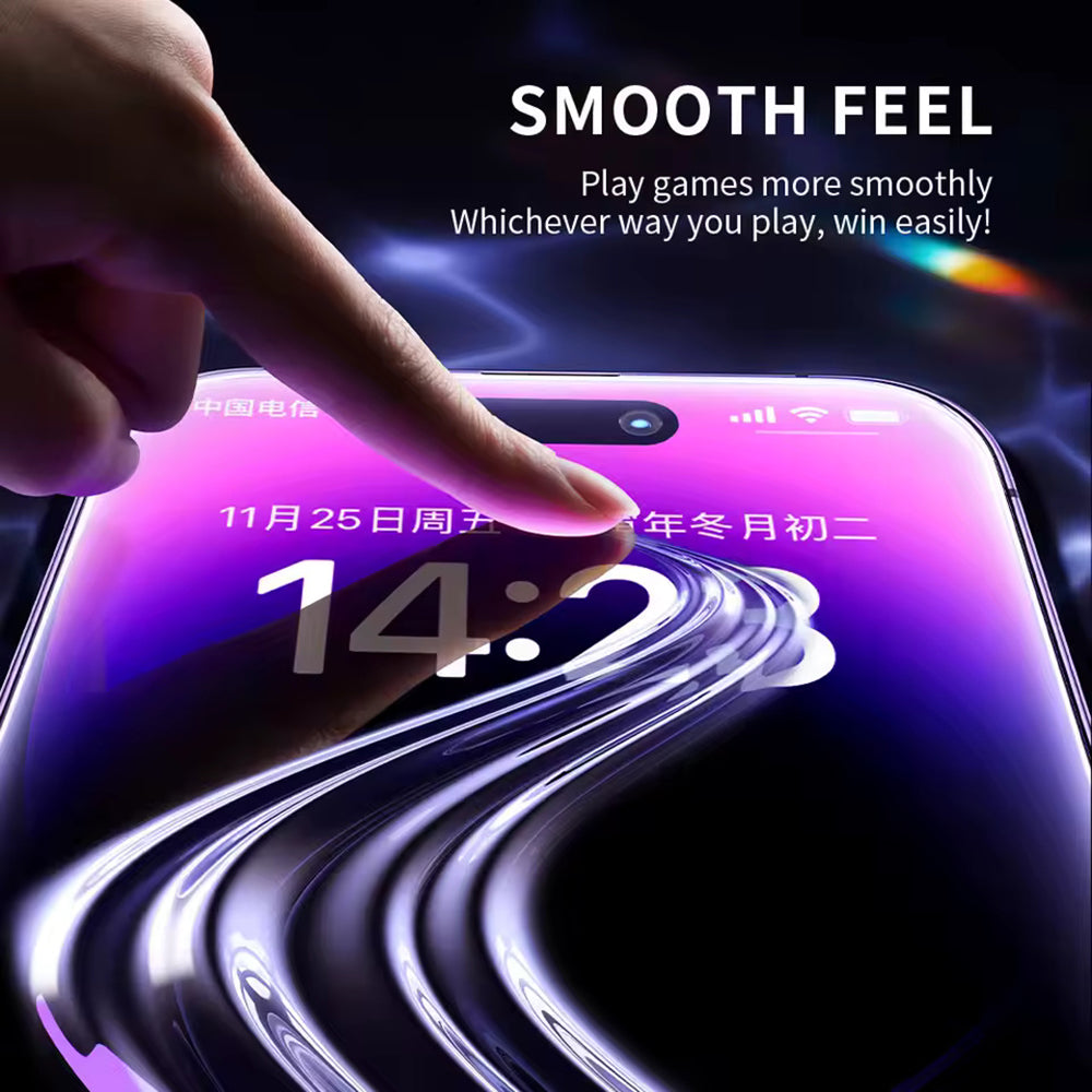 Skyddsfilm Blueo Anti-Static HD för Samsung Galaxy S26 Plus S947, Härdat Glas, Full Lim, Svart