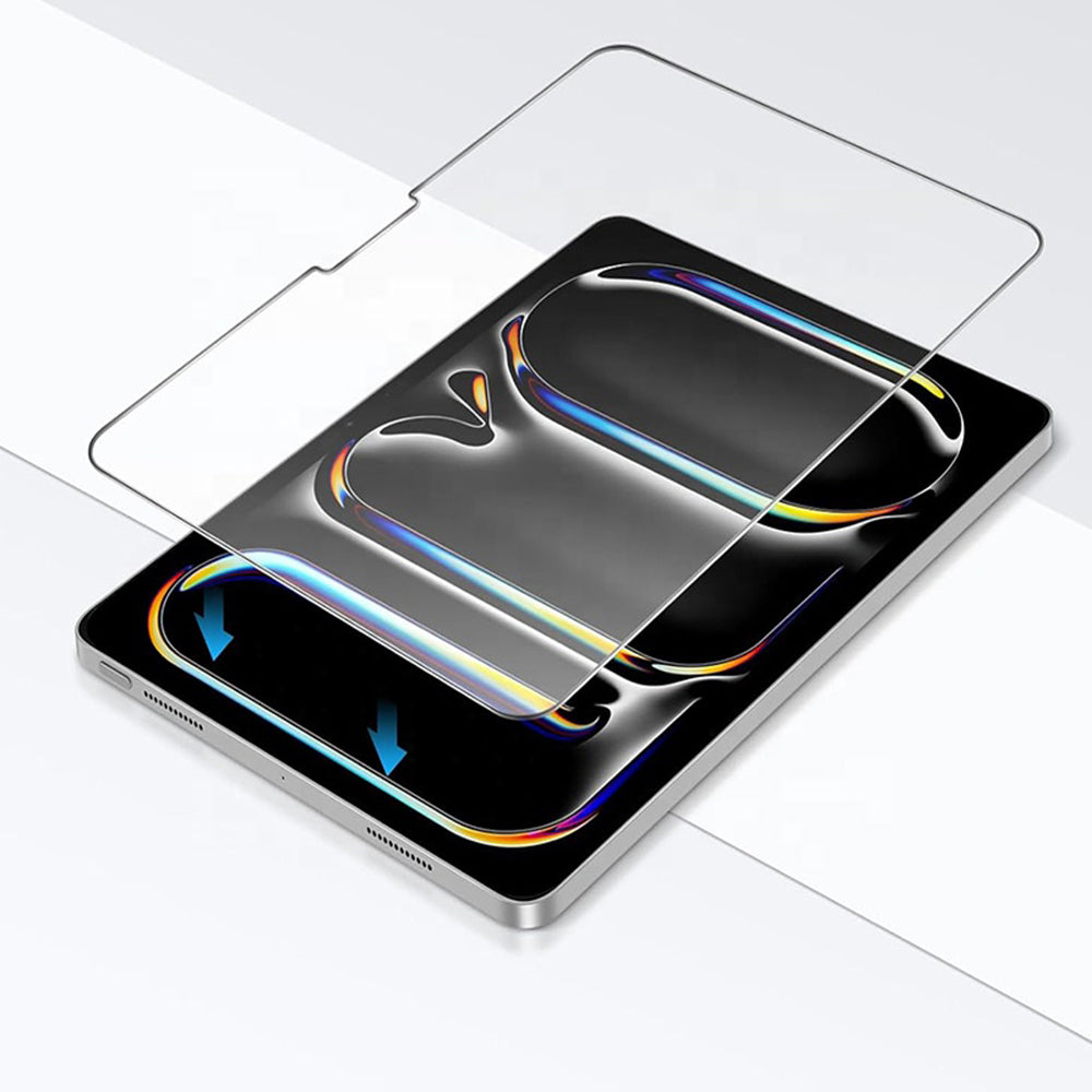 Blueo HD skärmskydd för Apple iPad 9.7 (2017), härdat glas, full limning