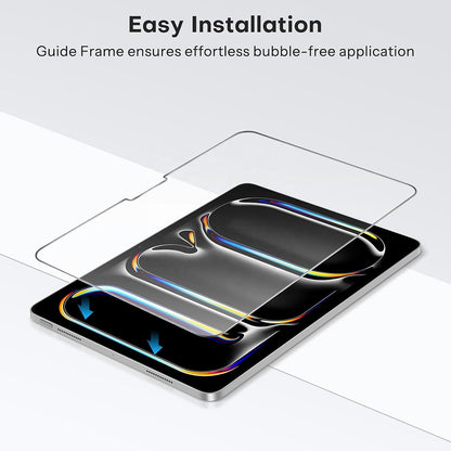 Blueo HD skärmskydd för Apple iPad 9.7 (2017), härdat glas, full limning