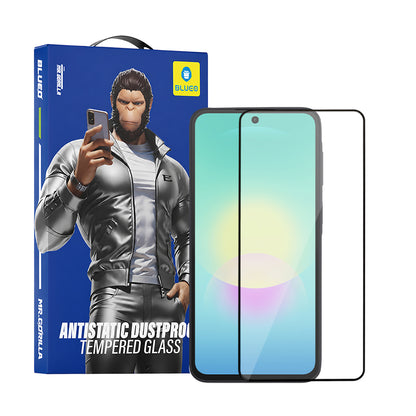 Blueo HD skärmskydd för Samsung Galaxy A27 5G / A57 5G / A37 5G, härdat glas, full limning, 2.5D, svart