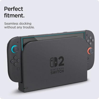 Techsuit SwitchAura Skärmskydd med Applikator för Nintendo Switch 2, Härdat Glas, Set om 2 stycken