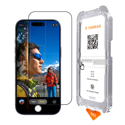 Torras Sunview AR skärmskydd för Apple iPhone 18 Pro Max / 17 Pro Max, härdat glas, full limning