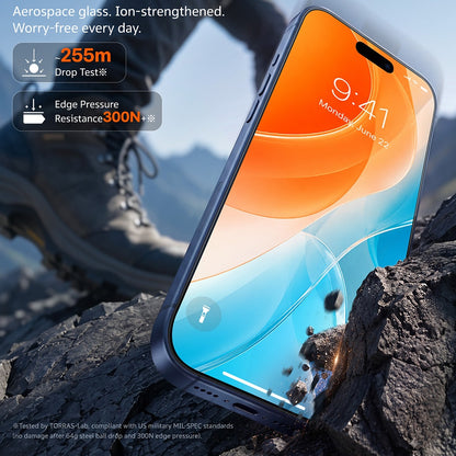 Torras Sunview AR skärmskydd för Apple iPhone 18 Pro Max / 17 Pro Max, härdat glas, full limning