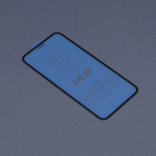 Skärmskydd DUX DUCIS för Apple iPhone 11 Pro / XS / X, Härdat glas, Edge Glue, Svart