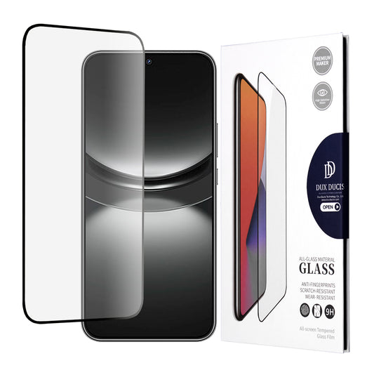 Skärmskydd DUX DUCIS för Huawei nova 12, Härdat glas, Edge Glue, Svart