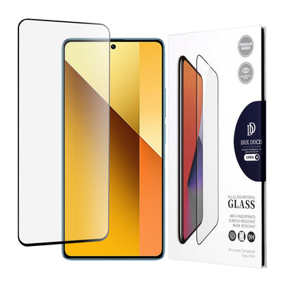 Skärmskydd DUX DUCIS för Xiaomi Redmi Note 13 4G / Note 13 Pro 4G / Note 13 5G, Härdat Glas, Full Lim, Svart