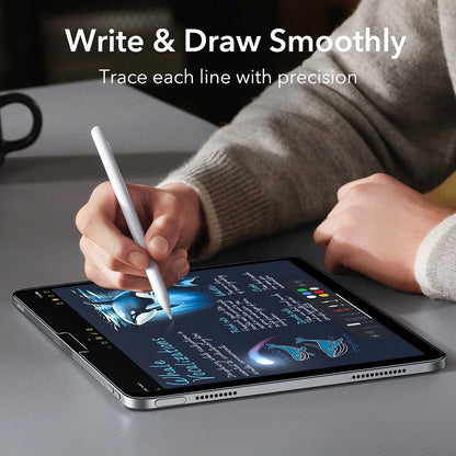 Skärmskydd ESR Armorite Paper Feel UltraFit för Apple iPad Air 11 (2026) / Air 11 (2025), Härdat Glas, Full Lim, Set med 2 stycken