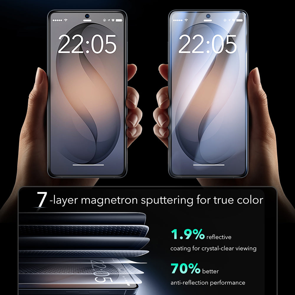 Skärmskydd ESR Armorite för Samsung Galaxy S26 Ultra, Härdat Glas, Full Lim, Set med 2 stycken