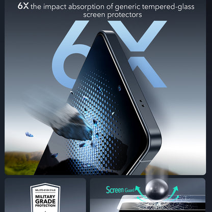 Skärmskydd ESR Armorite för Samsung Galaxy S26 Ultra, Härdat Glas, Full Lim, Set med 2 stycken