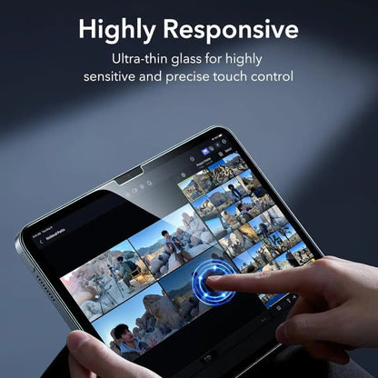 Skärmskydd ESR Armorite UltraFit för Apple iPad (2025) / (2022), Härdat Glas, Full Glue, Set med 2 stycken