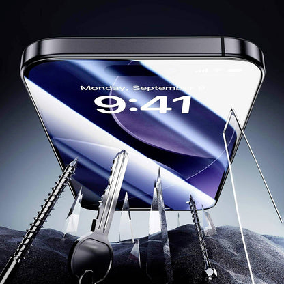 Skärmskydd ESR Armorite UltraFit för Apple iPhone 17 Pro Max, Härdat Glas, Full Lim, Set med 2 stycken, Svart