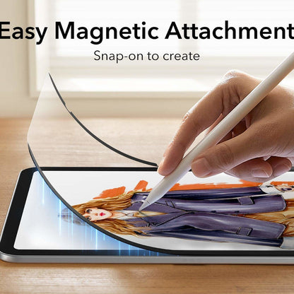 Skyddsfilm ESR Paper Feel Magnetic för Apple iPad (2025) / (2022), Plast