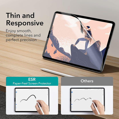 Skärmskydd ESR Paper Feel Magnetic för Apple iPad Air 11 (2025) / Air 11 (2024), Plast