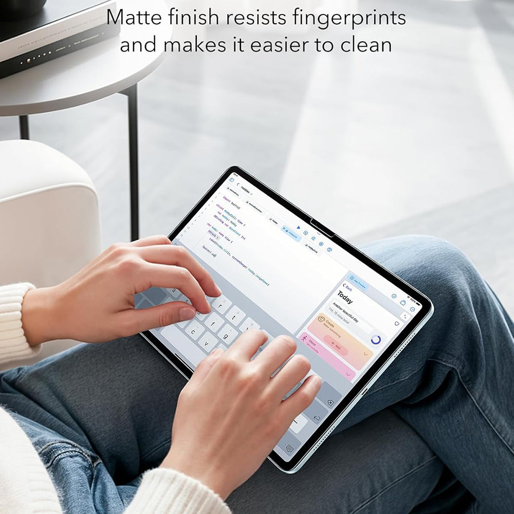 Skyddsfilm ESR Paper Feel UltraFit för Apple iPad (2025) / (2022), Plast, Set med 2 stycken