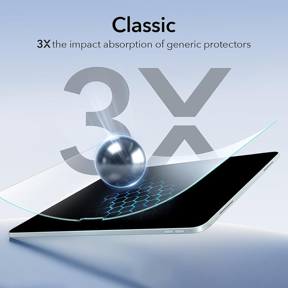 Skyddsfilm ESR Paper Feel UltraFit för Apple iPad Air 11 (2026) / Air 11 (2025), Plast, Set med 2 stycken