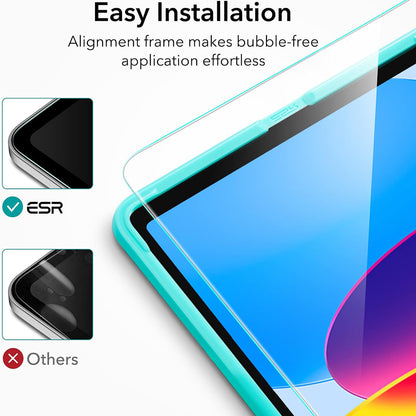 Skärmskydd ESR för Apple iPad (2025) / (2022), Härdat Glas, Full Lim, Set med 2 stycken