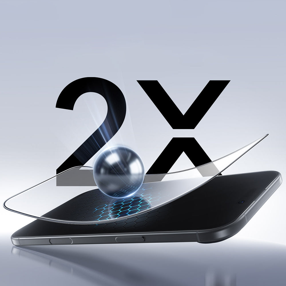 Skärmskydd ESR UltraFit för Apple iPhone 17 Pro, Härdat Glas, Full Lim, Svart