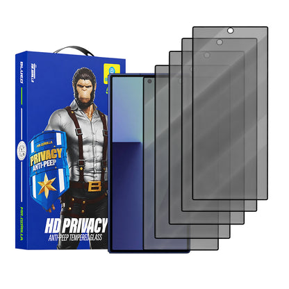 Blueo Anti-Peep Privacy Skärmskydd för Samsung Galaxy Z Fold8 Ultra F971, Härdat Glas, Fullt Lim, Set om 5 stycken