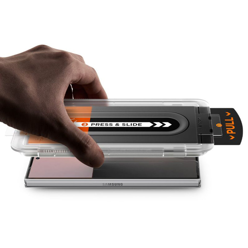 Skyddande skärmskydd Privacy Spigen GlastR EZ FIT Pro HD för Samsung Galaxy Z Fold8 Ultra F976, Härdat glas, Fullt lim