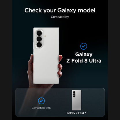 Skyddande skärmskydd Privacy Spigen GlastR EZ FIT Pro HD för Samsung Galaxy Z Fold8 Ultra F976, Härdat glas, Fullt lim, Set med 2 stycken