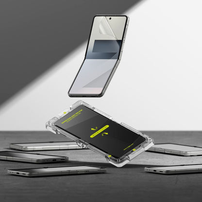 Skyddsfilm Ringke Dual Easy Pro för Samsung Galaxy Z Flip7 F766, Plast, Set med 2 stycken