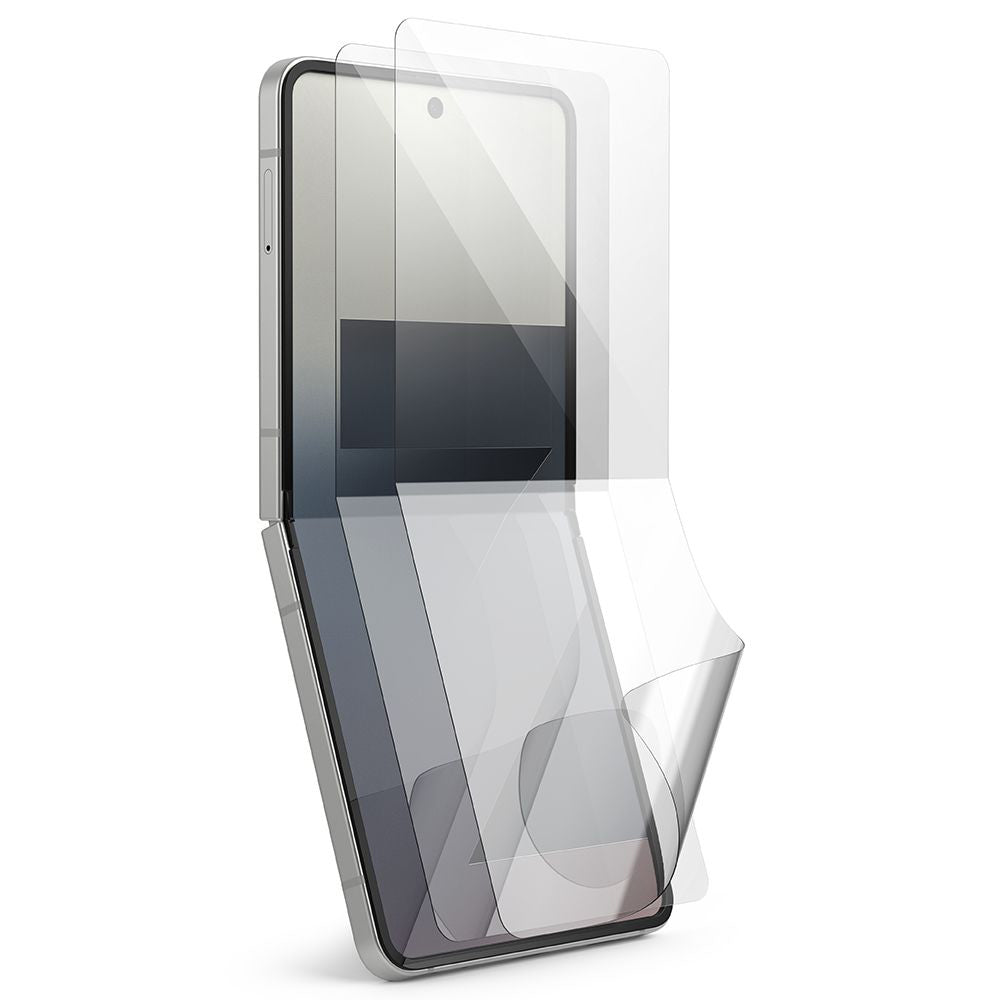 Skyddsfilm Ringke Dual Easy Pro för Samsung Galaxy Z Flip7 F766, Plast, Set med 2 stycken